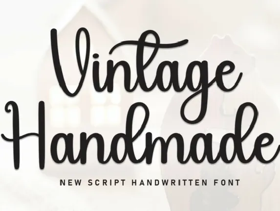 Vintage Handmade Script font