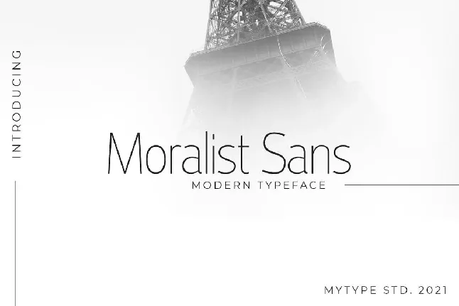 Moralist Sans font