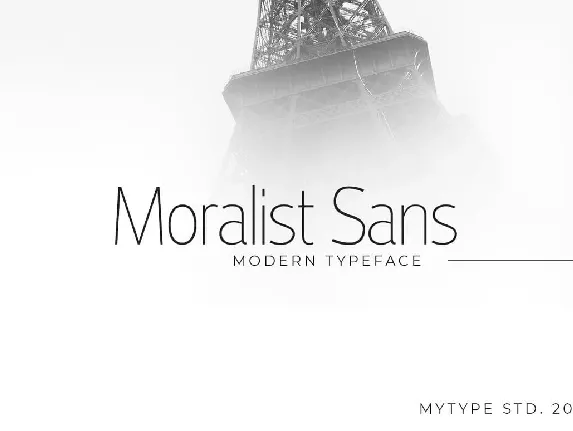 Moralist Sans font