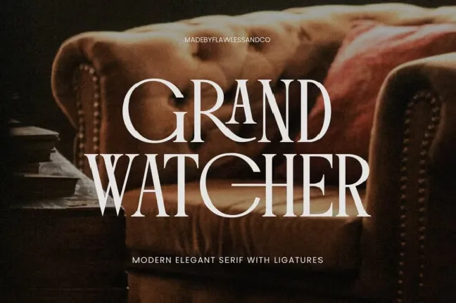 Grand Watcher font