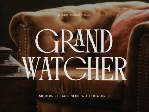 Grand Watcher font