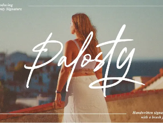 Palosty Signature font