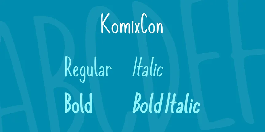 KomixCon font