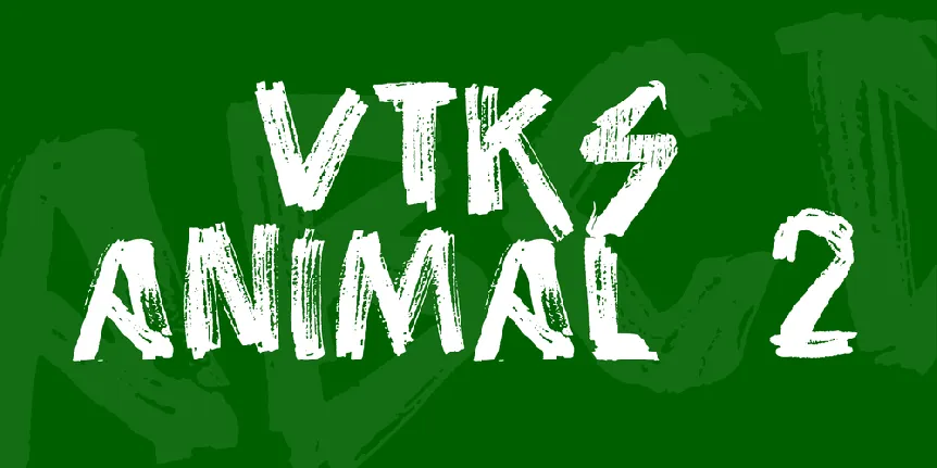 vtks animal 2 font