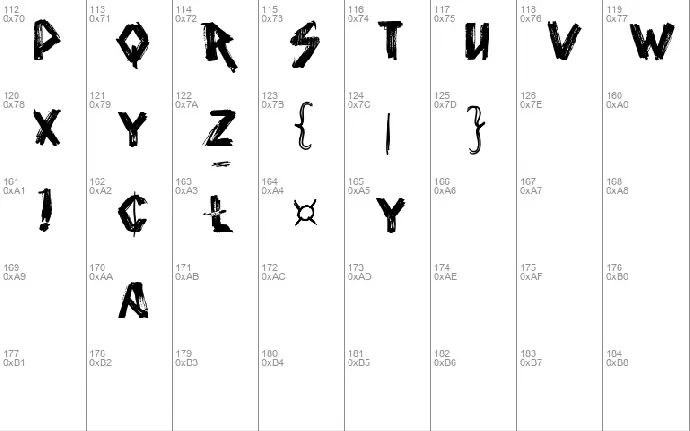 vtks animal 2 font