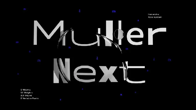 Muller Next Family font