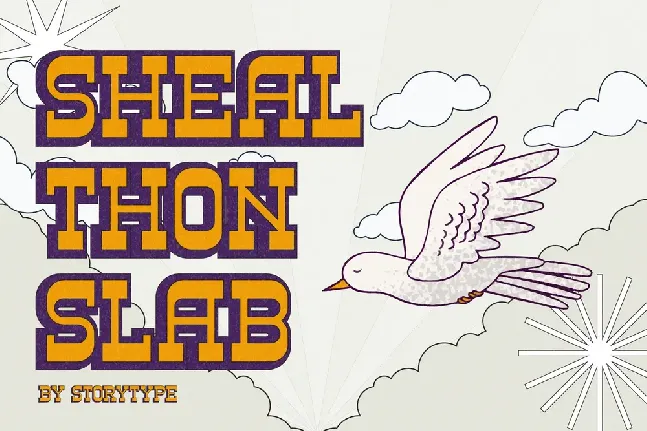 Sheal Thon Slab font