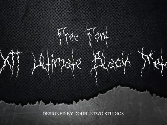 Black Metal font