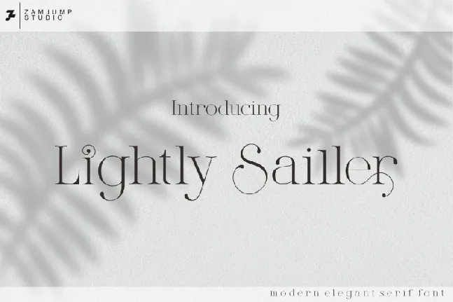 Lightly Sailler font