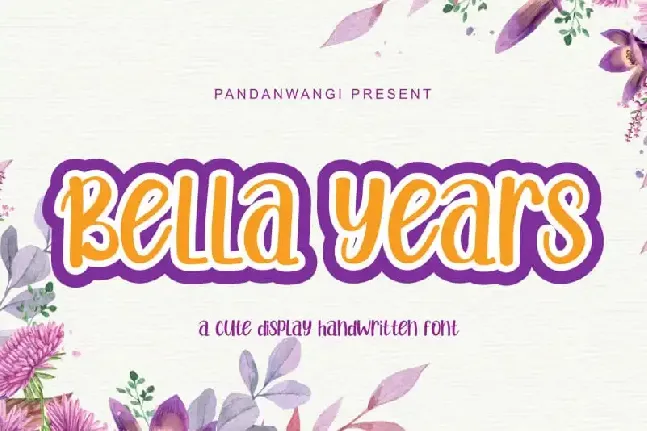 Bella Years font