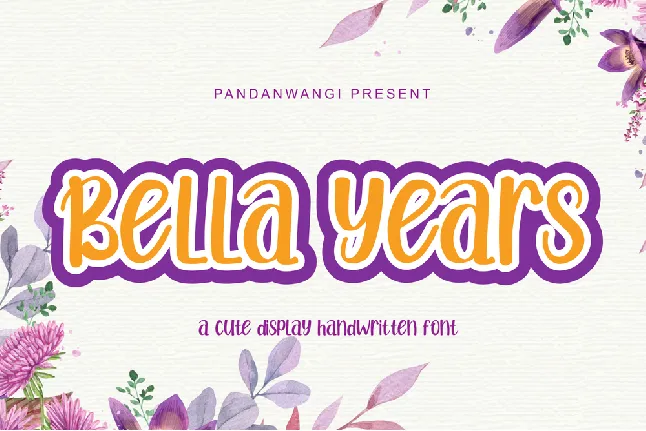 Bella Years font