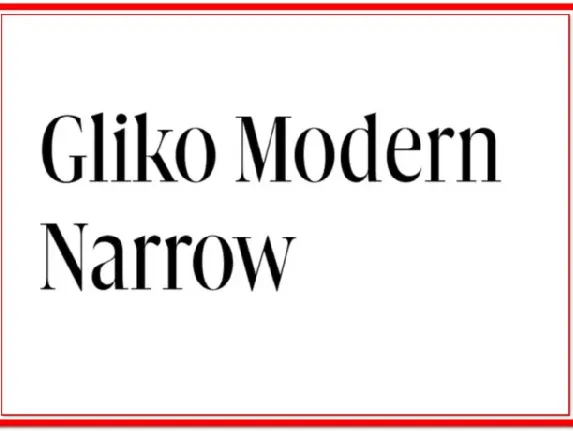 Gliko Modern Family font