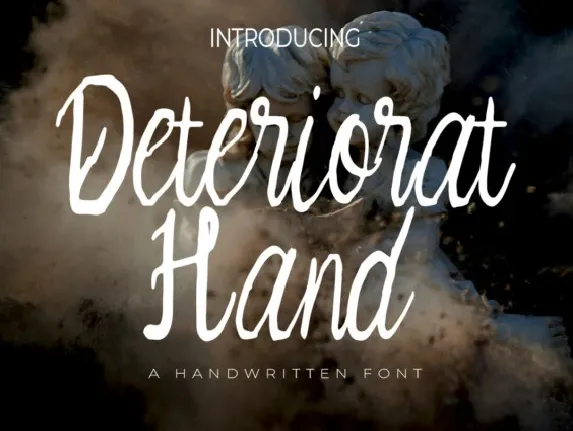 Deteriorat Hand font