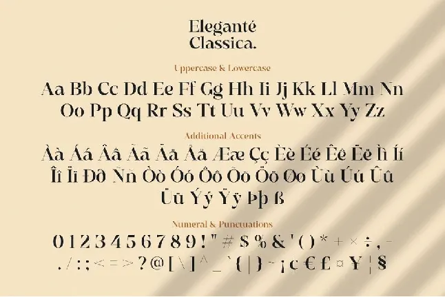 Elegante Classica font