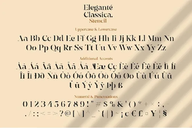 Elegante Classica font