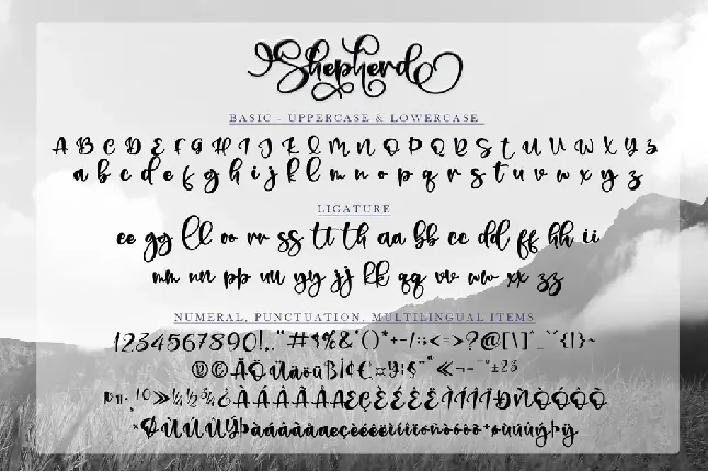 Shepherd - Personal Use font