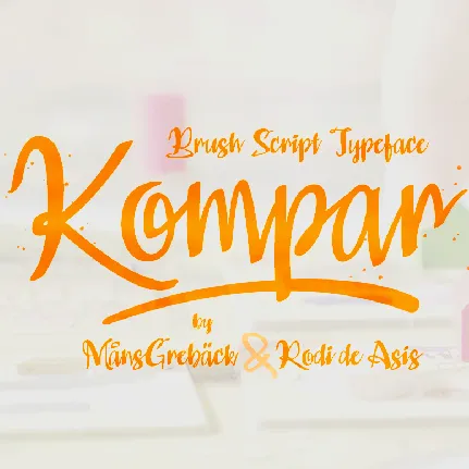 Kompar Medium PERSONAL USE ONLY font