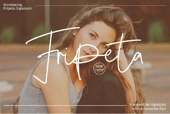 Fripeta Signature font