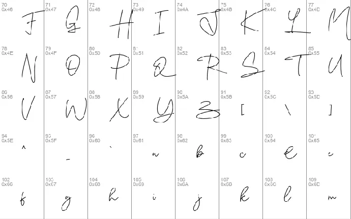 Fripeta Signature font