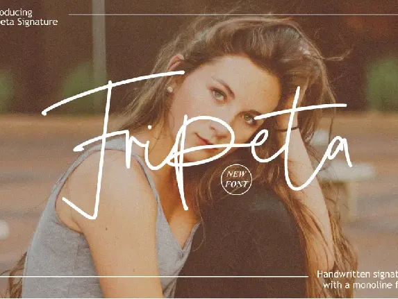 Fripeta Signature font