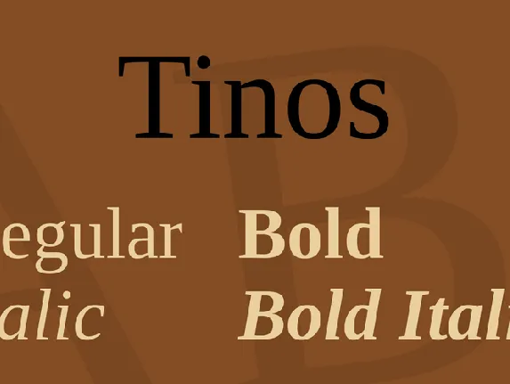 Tinos font