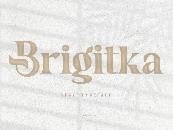 Brigitka font