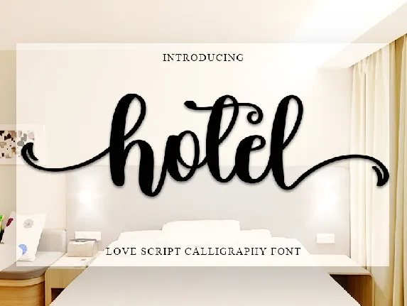 Hotel font