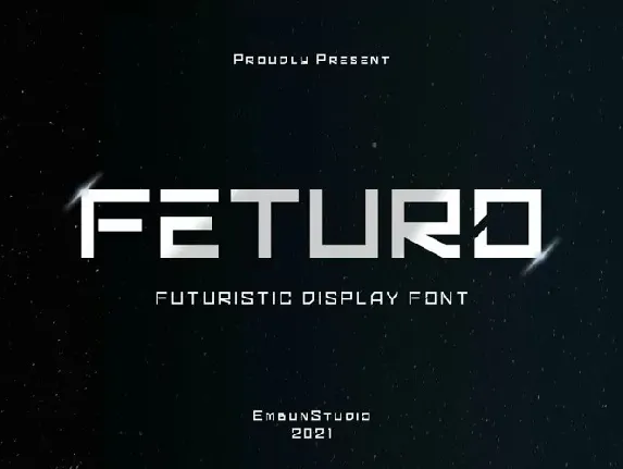 Feturo Display font