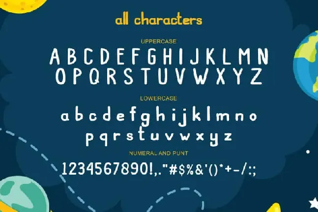 Kids Bondes font