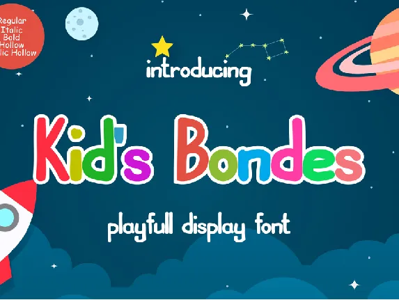 Kids Bondes font