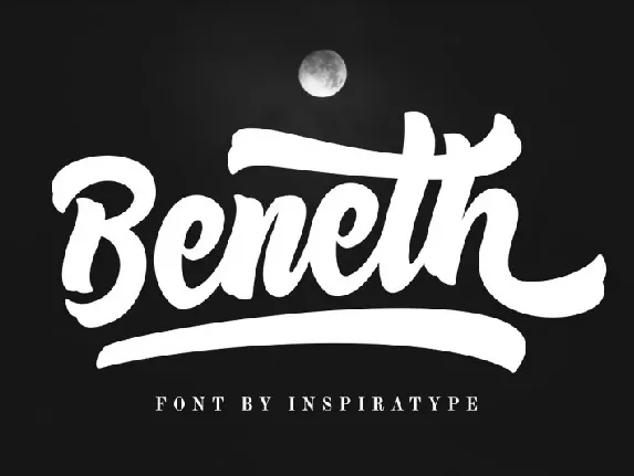 Beneth Bold Script font