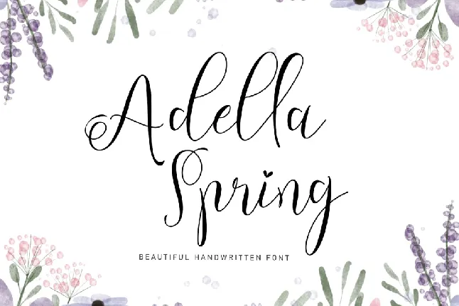 Adella Spring font