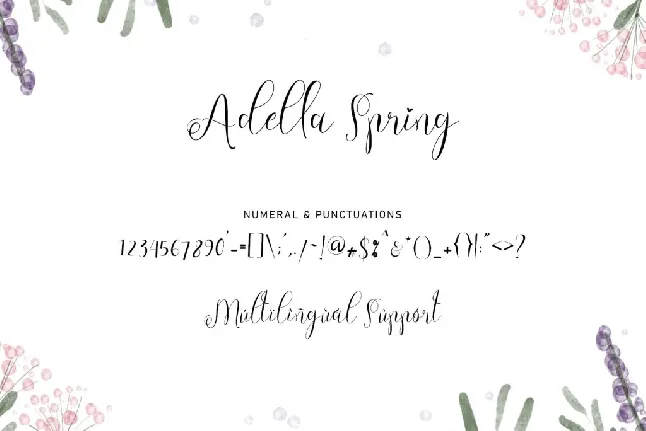 Adella Spring font