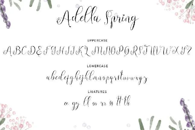 Adella Spring font