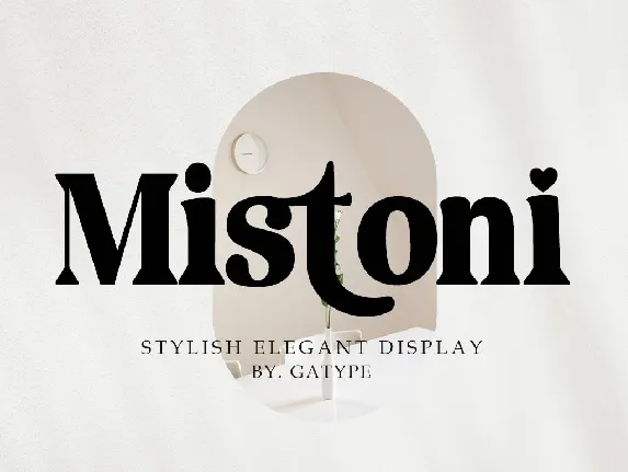 Mistoni font