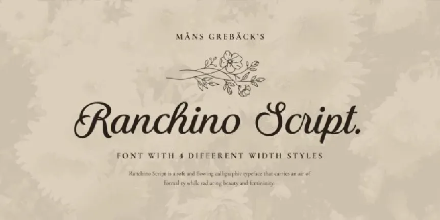 Ranchino Script font