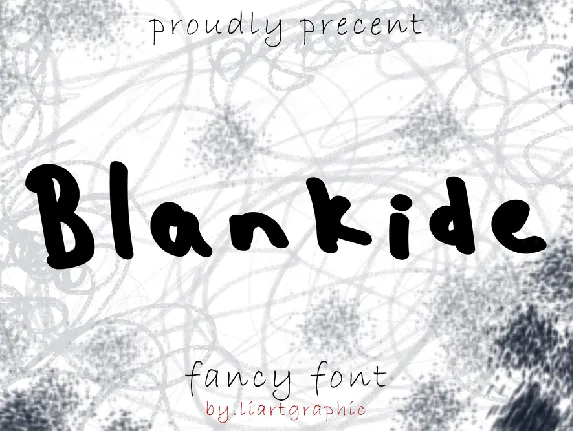 Blankide font