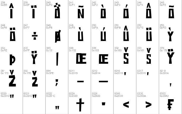 Capital Briquets font