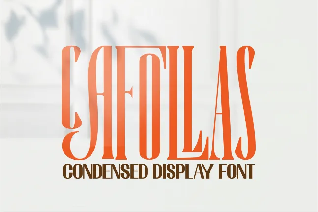 CAFOLLAS DEMO font