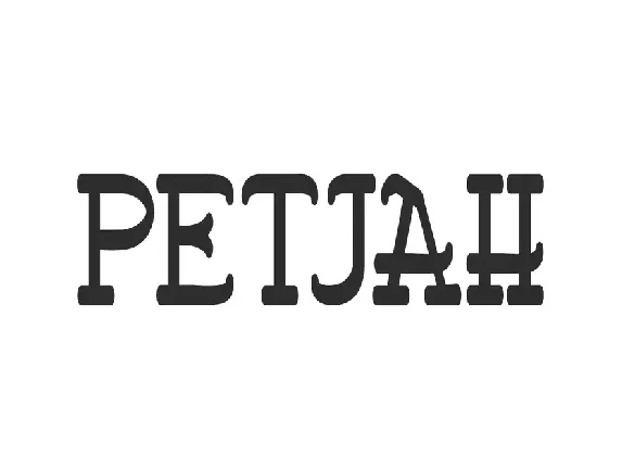 PetjahDemo font