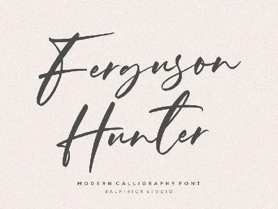 Ferguson Hunter font