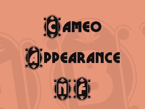 Cameo Appearance NF font