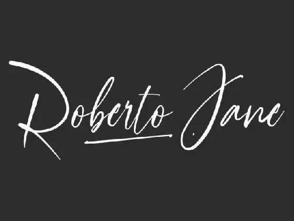 Roberto Jane font