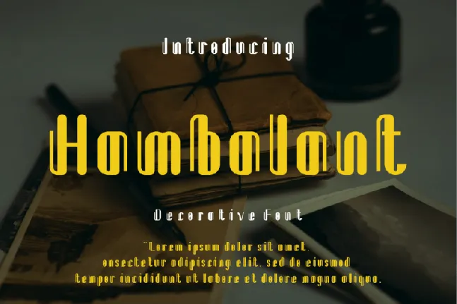 Hambalant font