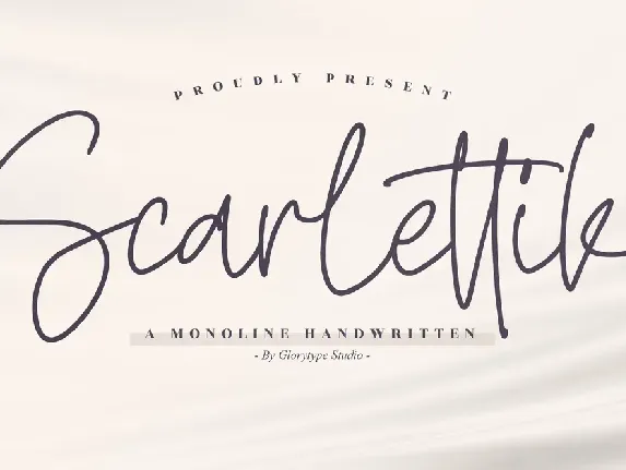 Scarlettik font