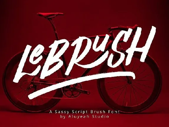 Al LeBRUSH font