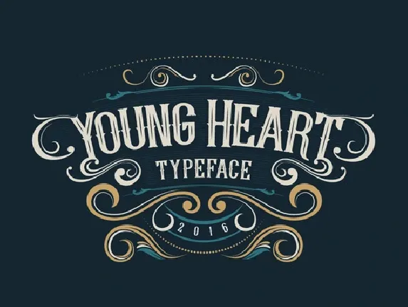 Young Heart font