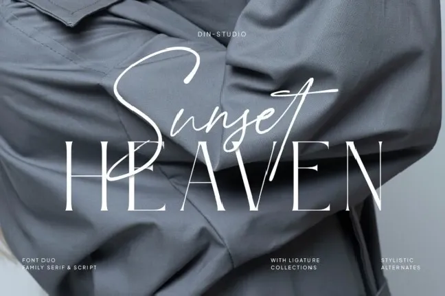 Sunset Heaven font