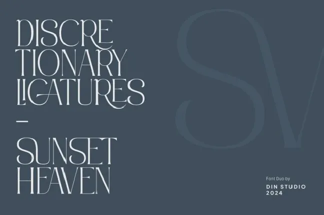 Sunset Heaven font