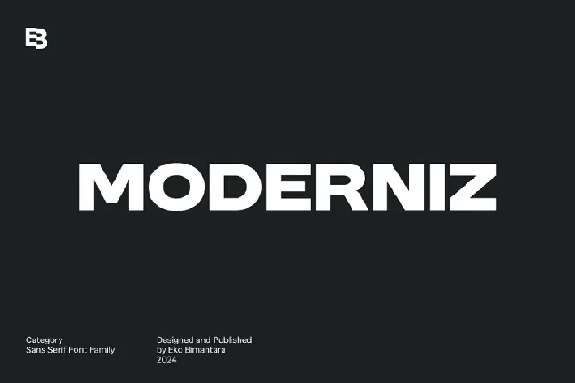 Moderniz font